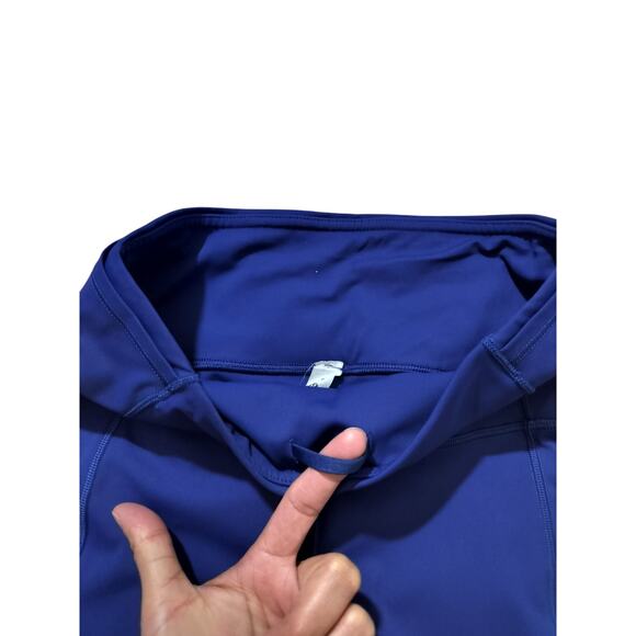 Lululemon women Fast & Free 7/8 Tight II *Non-Reflective Nulux 25" blue size 6 - Picture 5 of 14